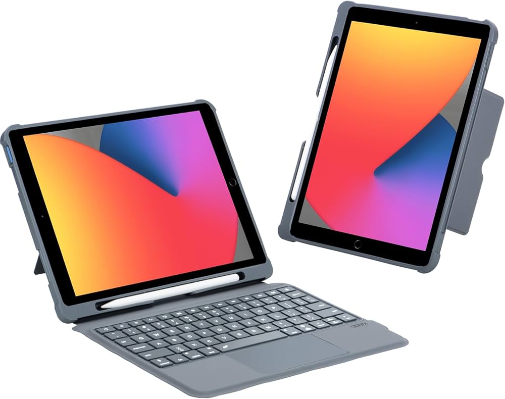 Amazon | iPad10.2 キーボードケース 磁気吸着 iPad第7/8/9世代/Air3