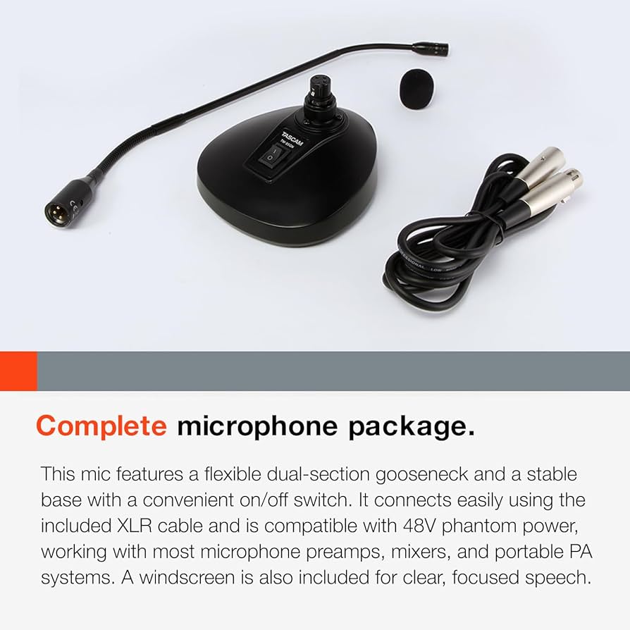 Amazon.co.jp: Tascam TM-95GN デスクトップ グースネック