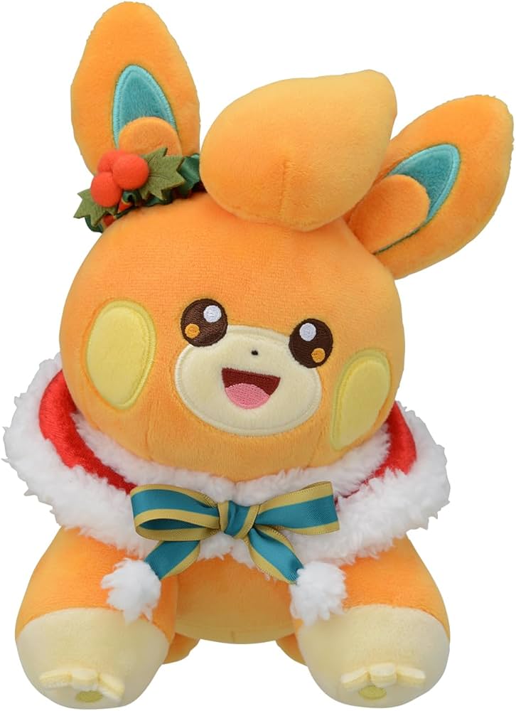 Amazon.com: Pokemon Center: Pawmi Pokemon Holiday Festival Plush