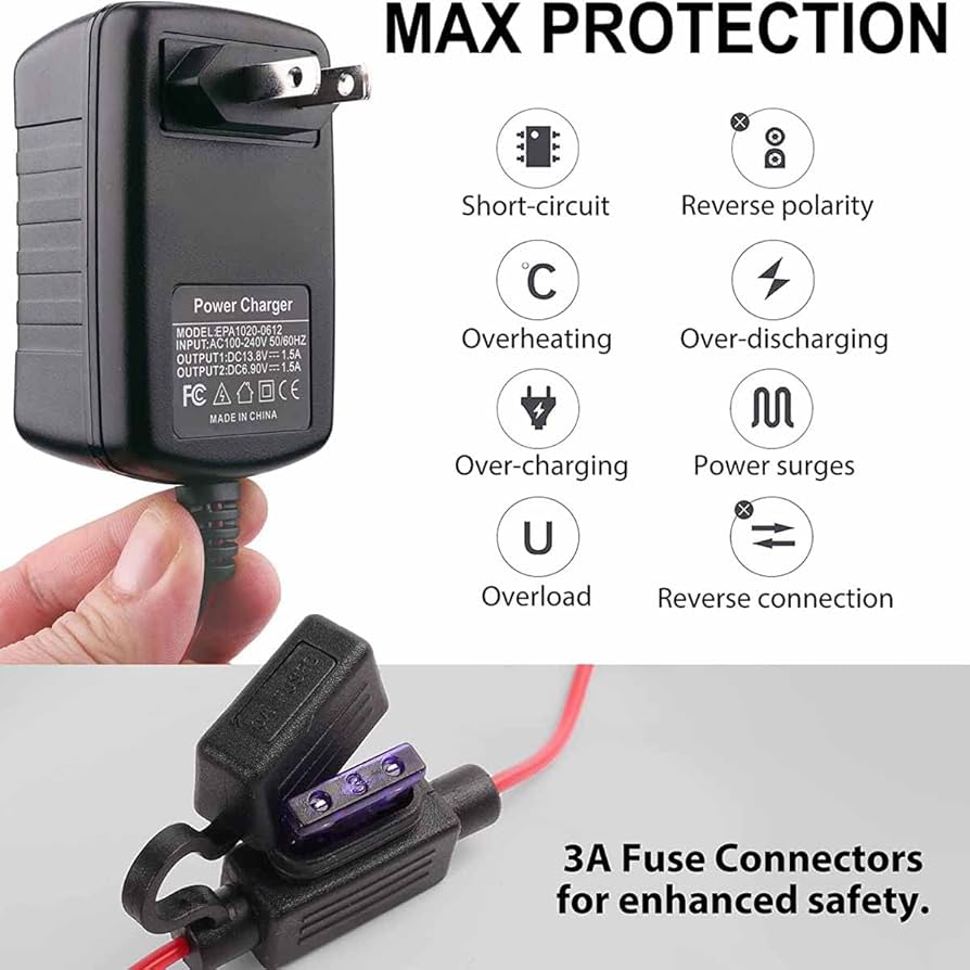 Amazon.com: 12V Battery Charger Maintainer Trickle for Harley