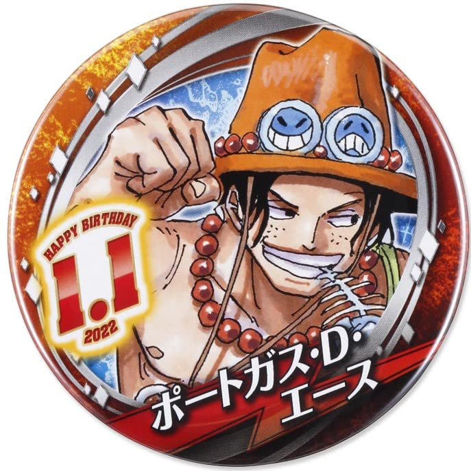 ワンピース トンガリ缶バッジ エース ワンピース東京ワンピースタワー