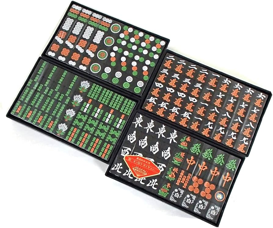 Amazon | 国産高級手打麻雀牌セット 崩れにくい【アール牌】オオロラ