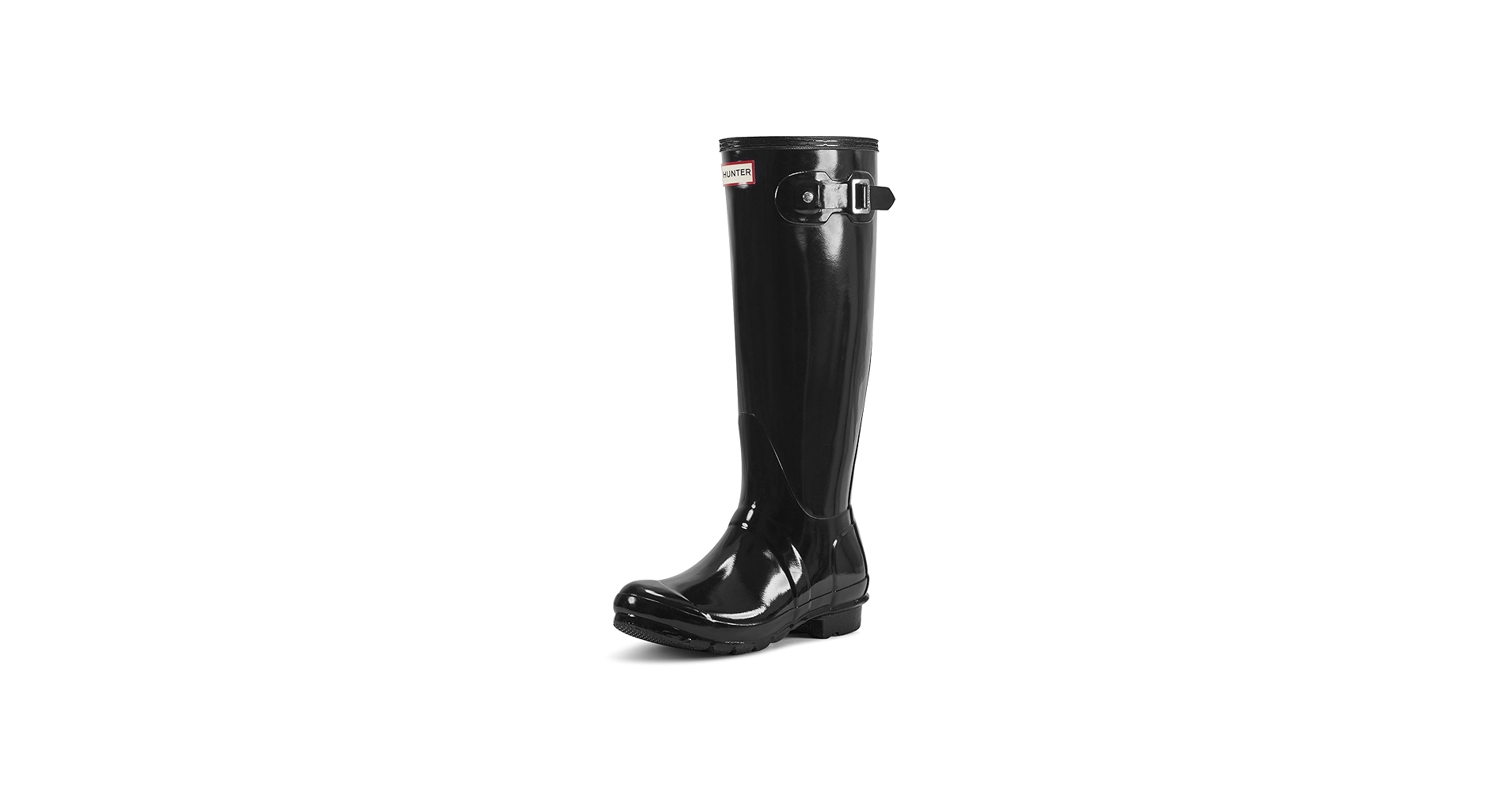 Amazon.com | Hunter Women's Original Tall Gloss Rain Boots, Black