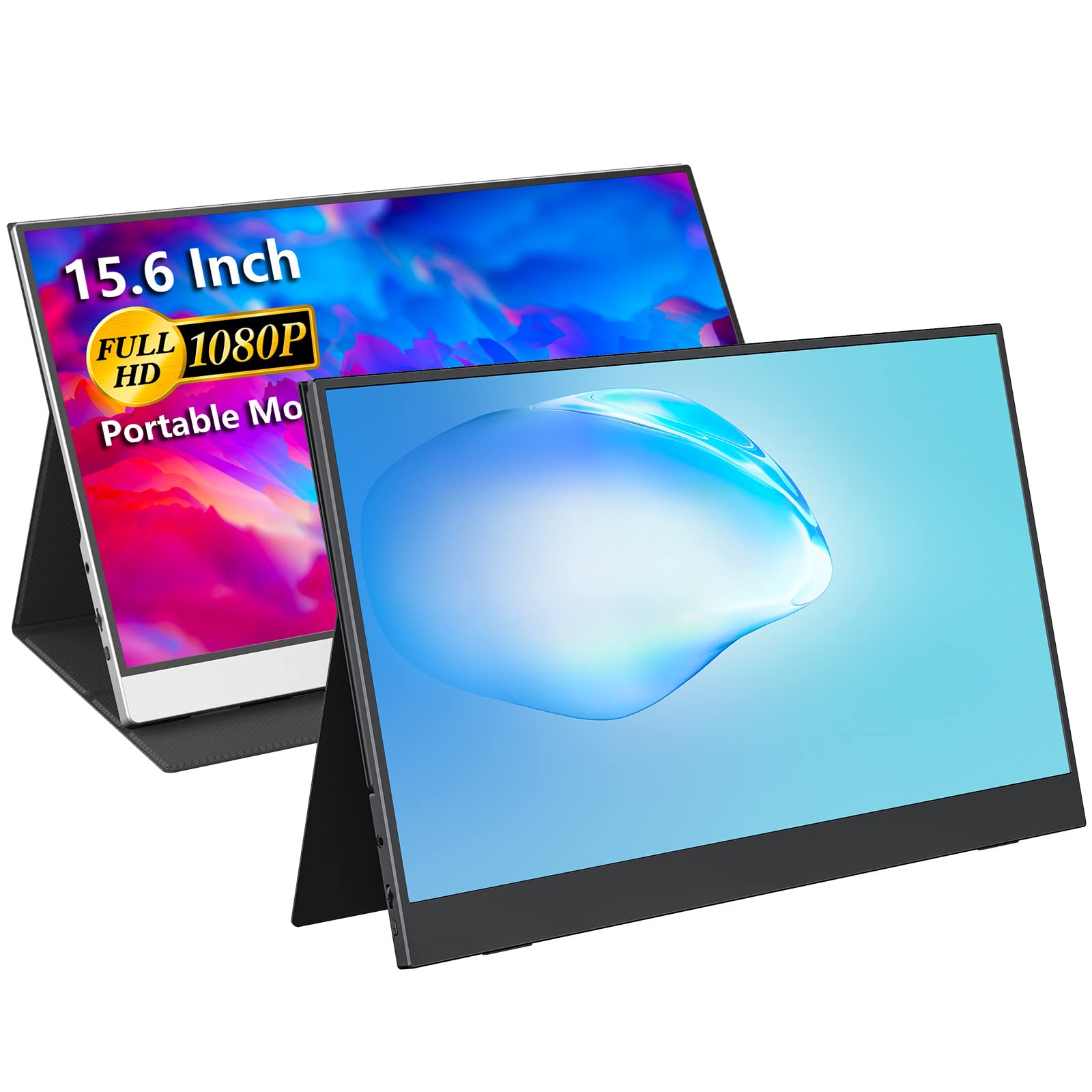 Amazon.com: cocopar USB-C Portable Monitor Bundle [Black & Silver