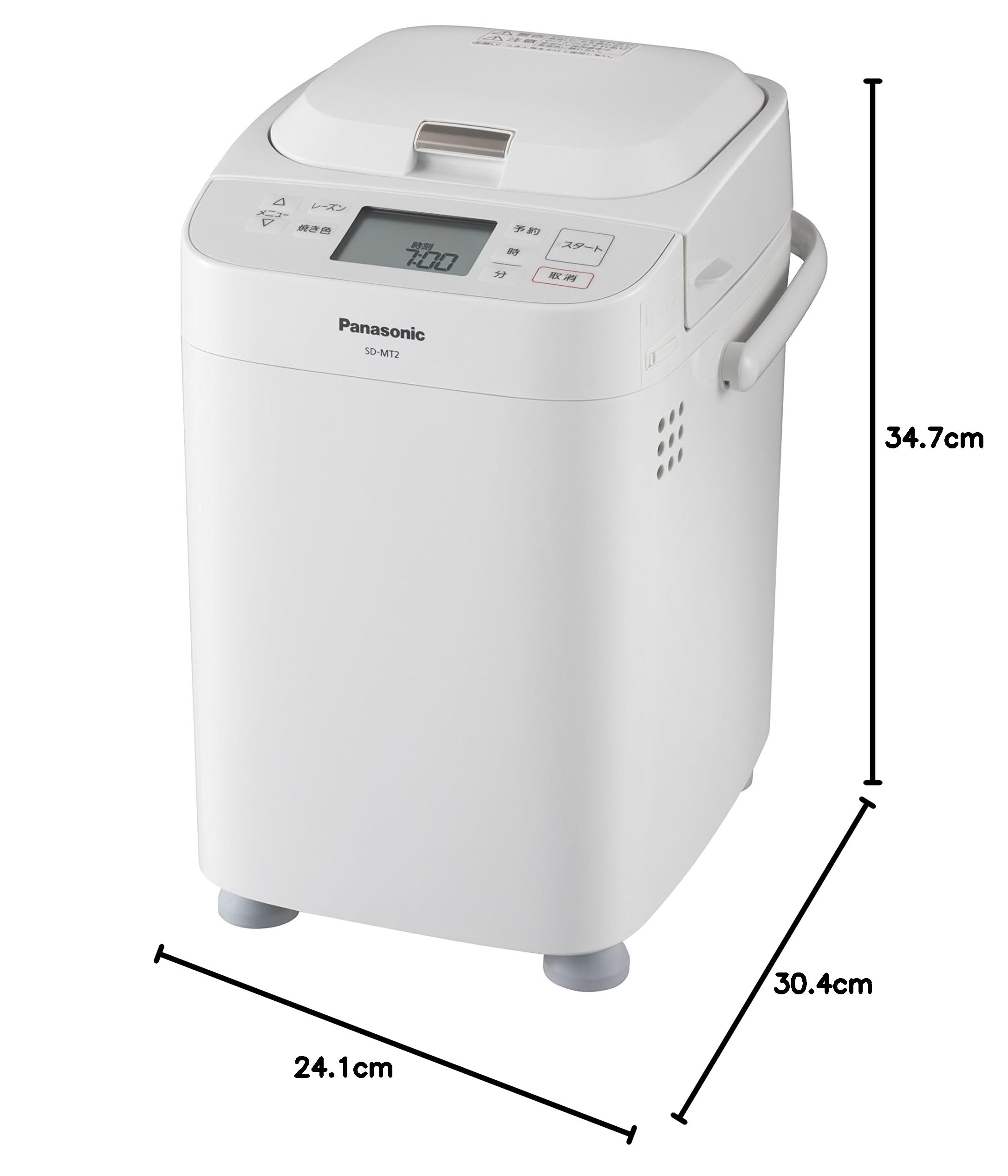 Amazon | パナソニック ホームベーカリー 1斤タイプ ホワイト SD-MT2-W