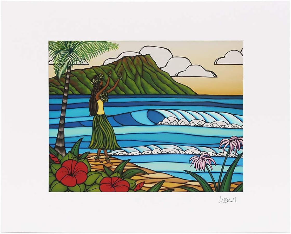 Amazon.co.jp: [ヘザーブラウン] HEATHER BROWN アートプリント HULA