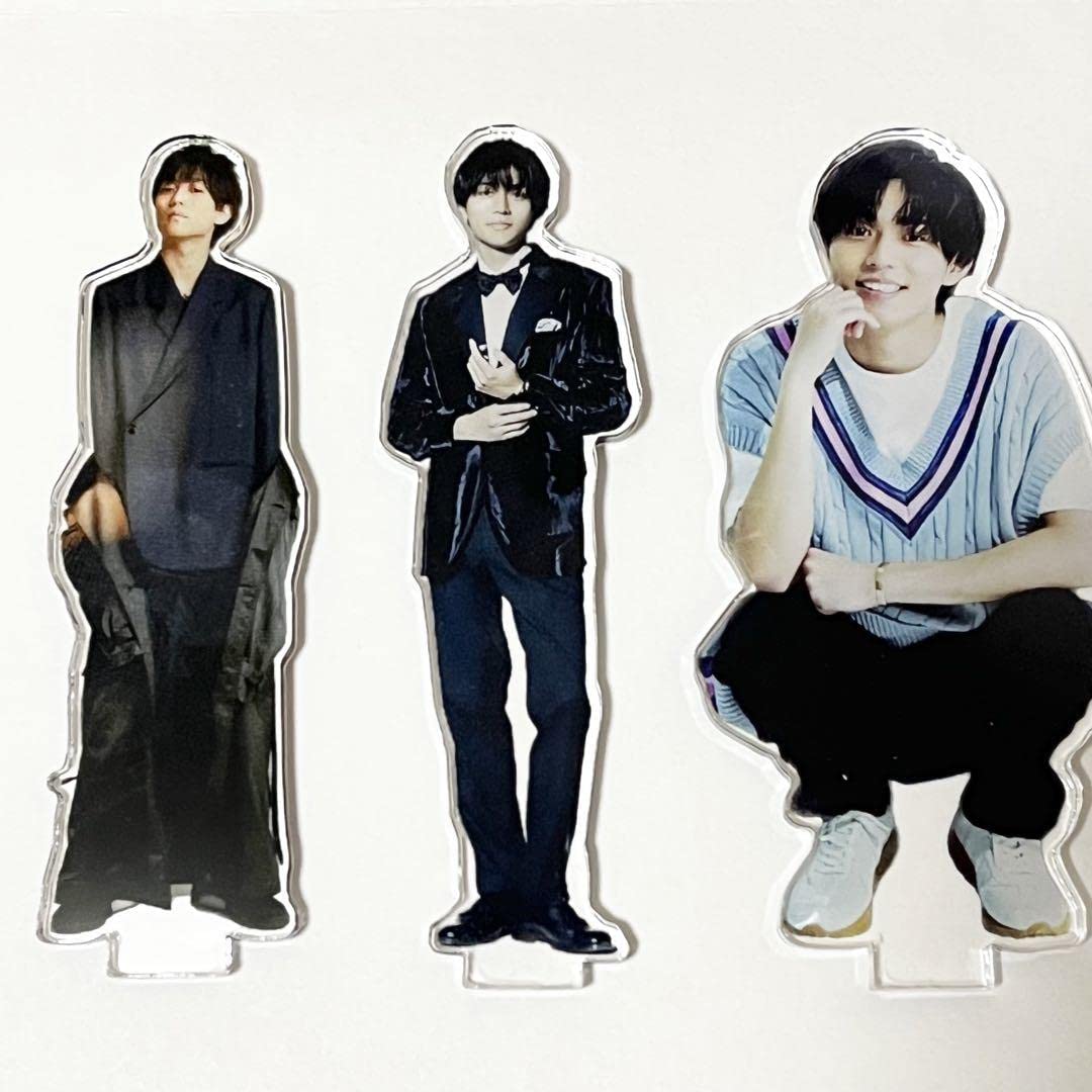 Amazon.co.jp: 永瀬廉 アクスタ 3つ King&Prince キンプリ アクリル