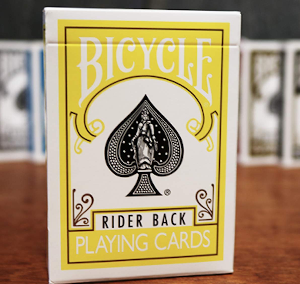Amazon.co.jp: Bicycle Yellow Rider Backトランプ1組 (イエロー) 標準