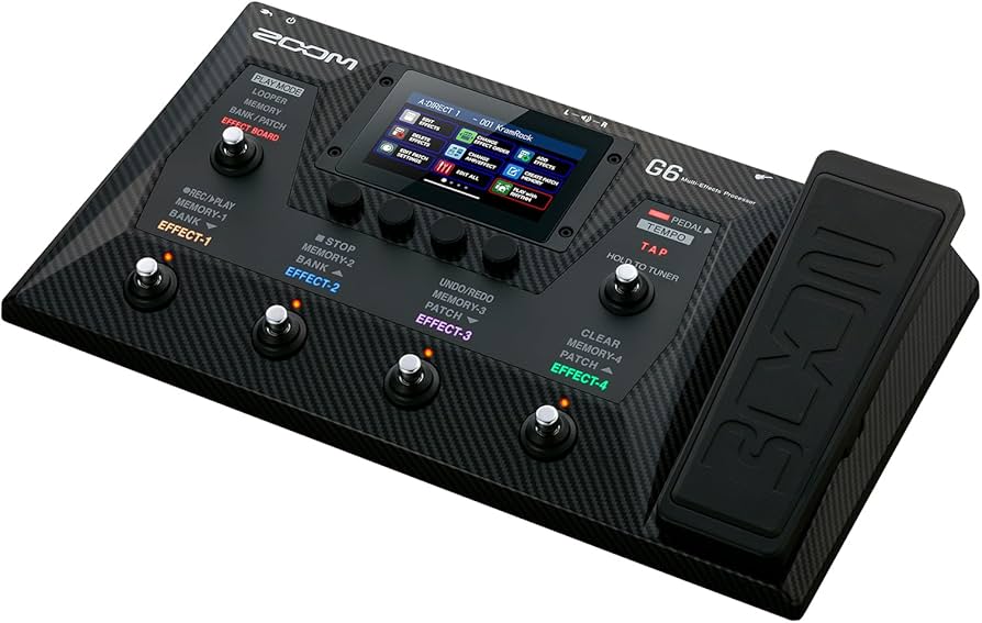 Amazon | ZOOM G6 マルチエフェクター ギター用 135種エフェクト/IR