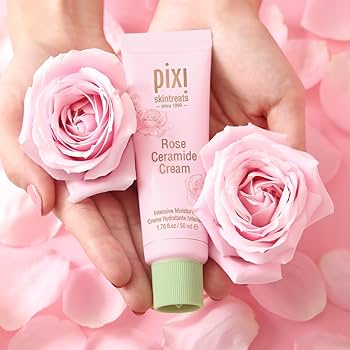 Amazon.com: Pixi Beauty Rose Ceramide Hydrating Face Cream | Rose