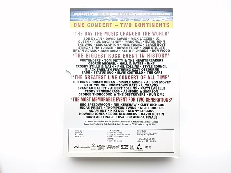 Amazon.co.jp: ライヴ・エイド☆初回生産限定スペシャル・プライス