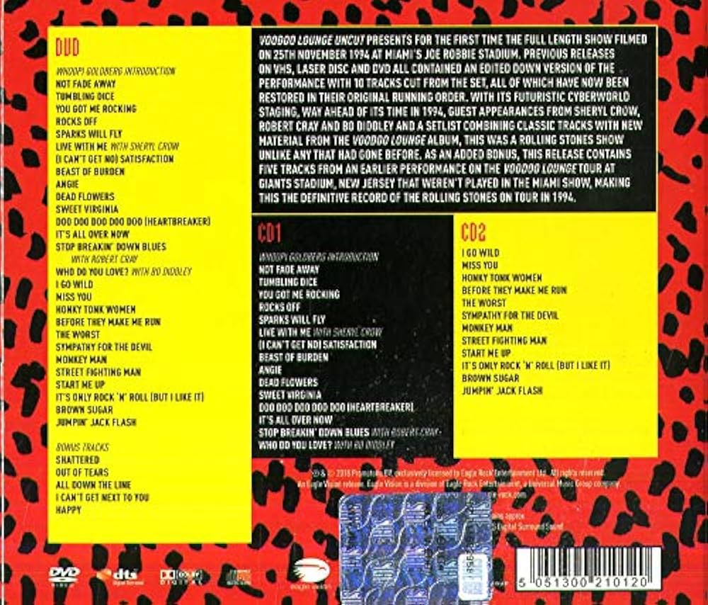 メガレアDVD＃VOODOO LOUNGE ローリングストーンズ ROLLING STONES