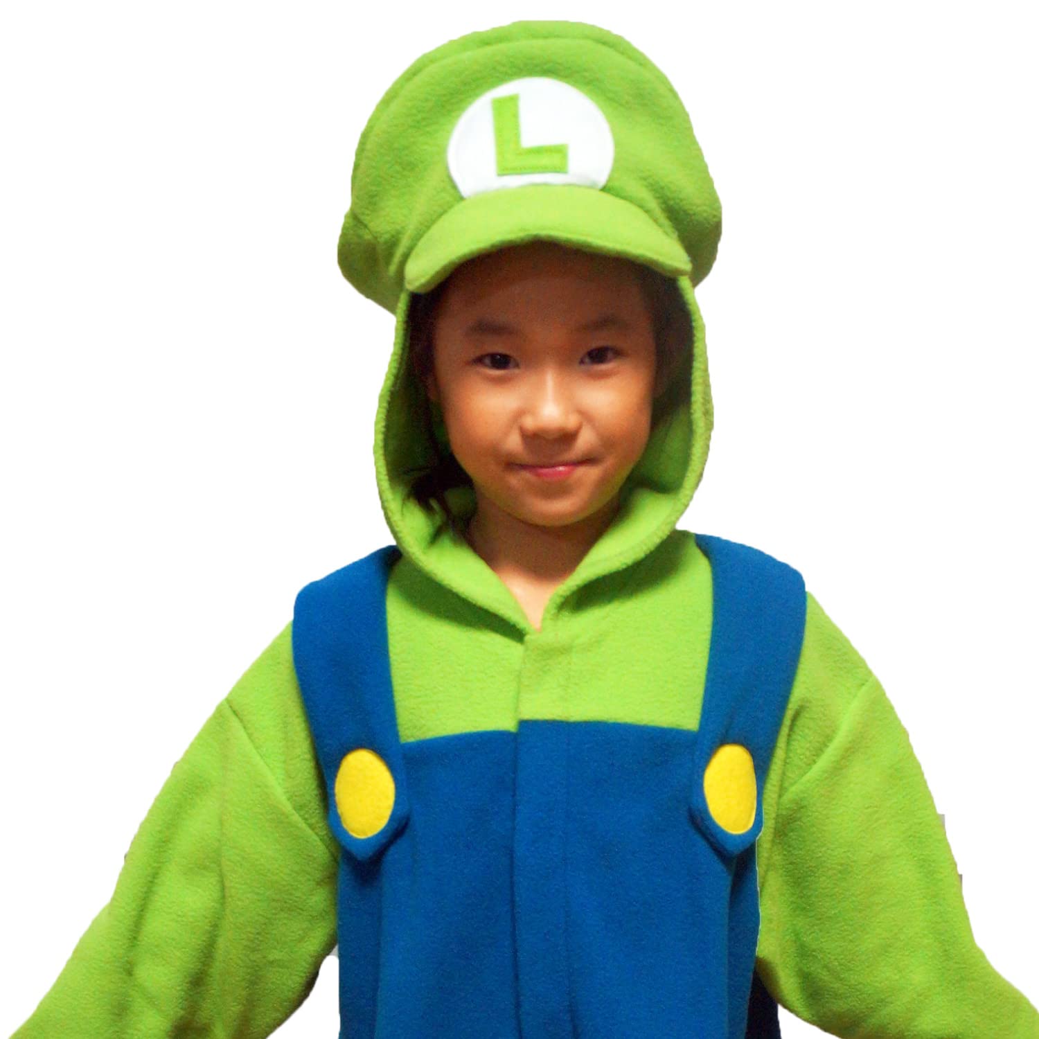 Amazon.co.jp: [サザック] フリース着ぐるみ スーパーマリオ ルイージ