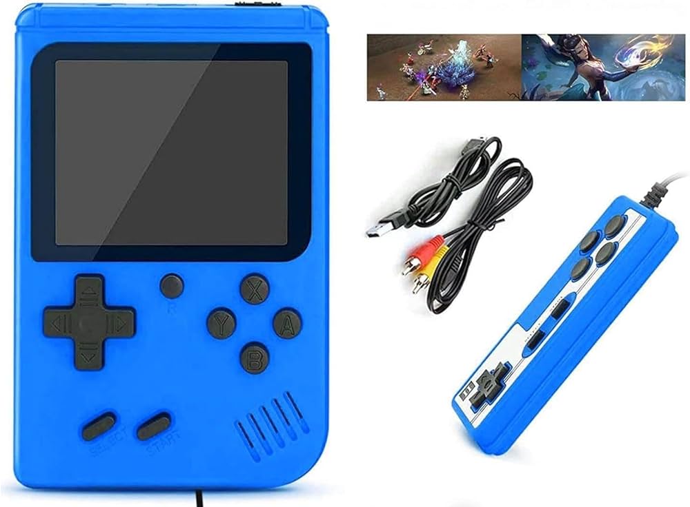 Amazon.co.jp: ミニレトロ携帯ゲーム機 400種類のレトロゲームに対応