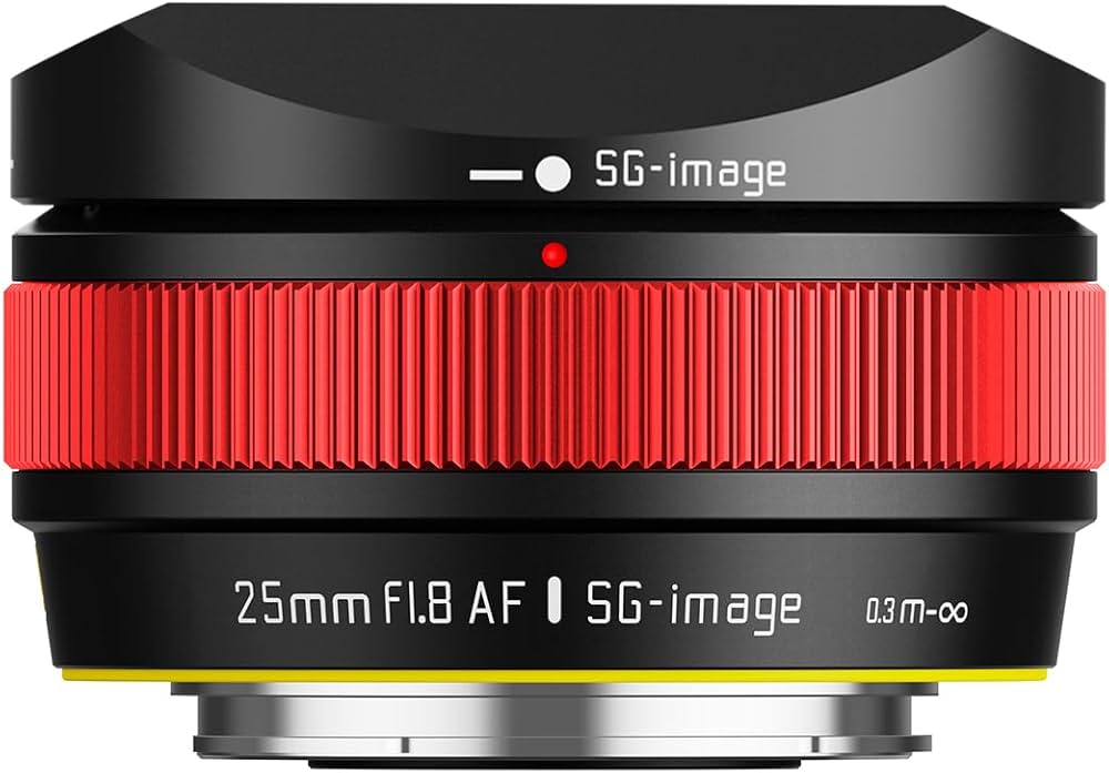 Amazon.co.jp: SG-image AF 25mm F1.8 APS-C Xマウント 単焦点 大口径