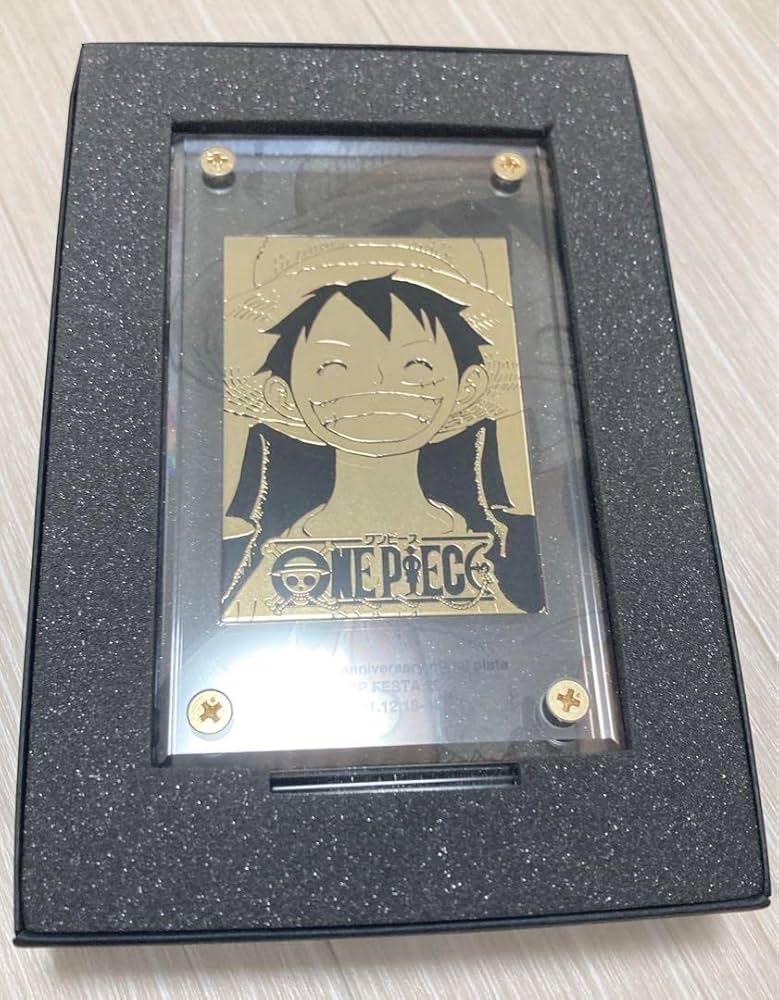 新品 ルフィ プレミアム記念メタルプレート 「ワンピース」 Jfcollect