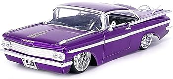 1959 Chevy Impala Lowrider Candy Purple with DUB Wire Wheels