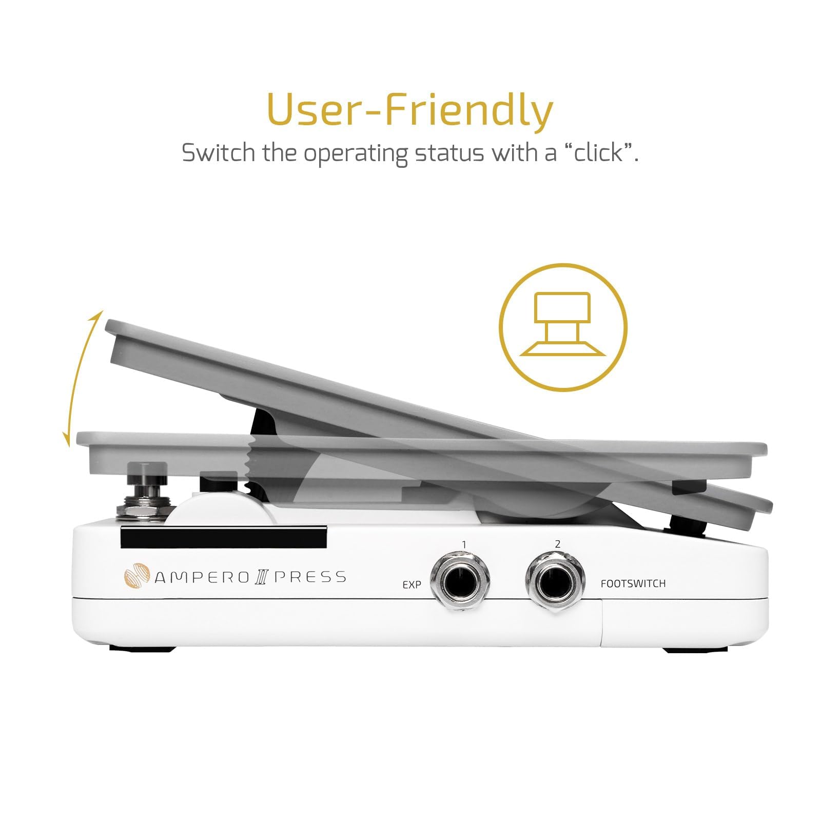 Amazon | HOTONE エクスプレッションペダル フットスイッチ付き SP