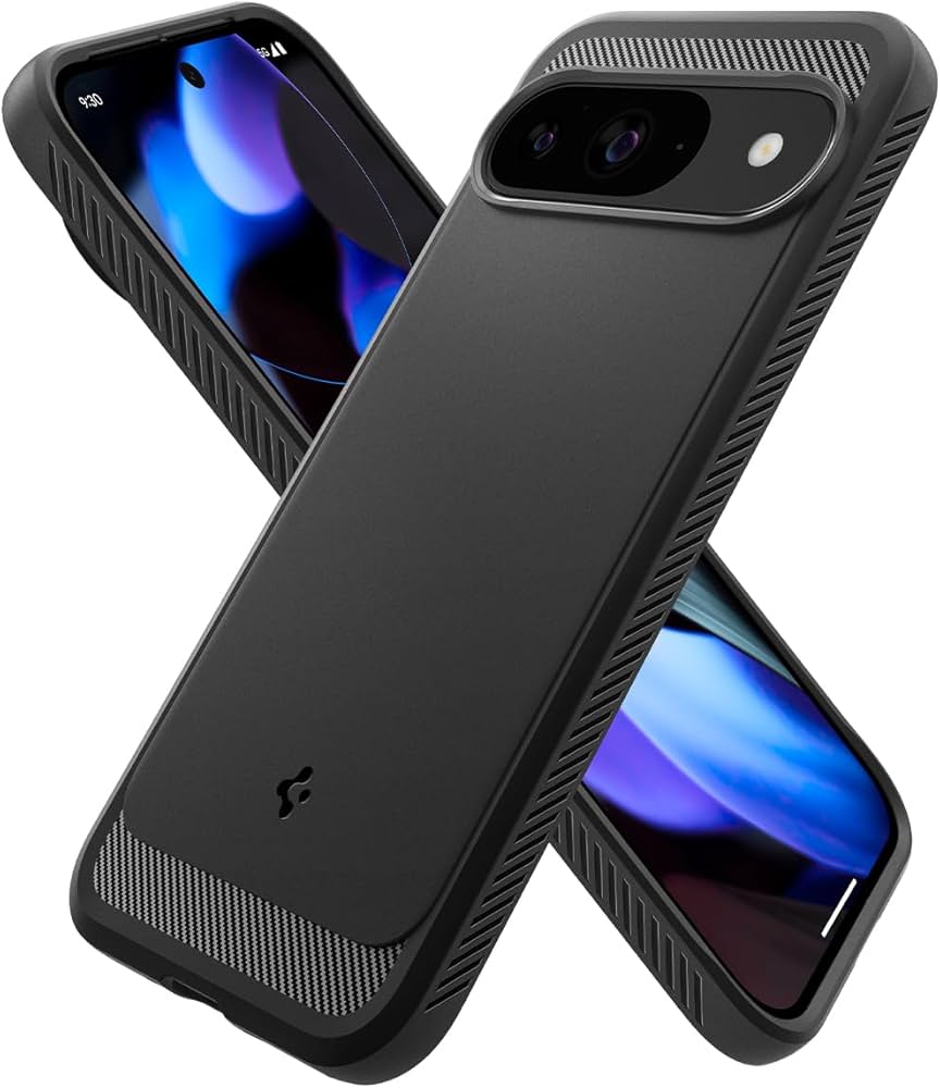 Amazon | Spigen Pixel 9 / 9 Pro ケース TPU ソフトケース 米軍MIL