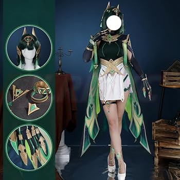 Amazon.co.jp: [JLRMYC] 原神 ネフェル コスプレ衣装 制服 NEFER