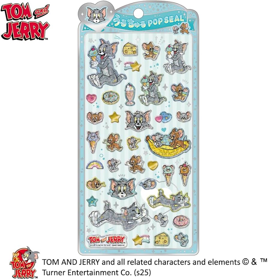 Amazon | クラックス CRUX うるちゅる ポップシール トムとジェリー