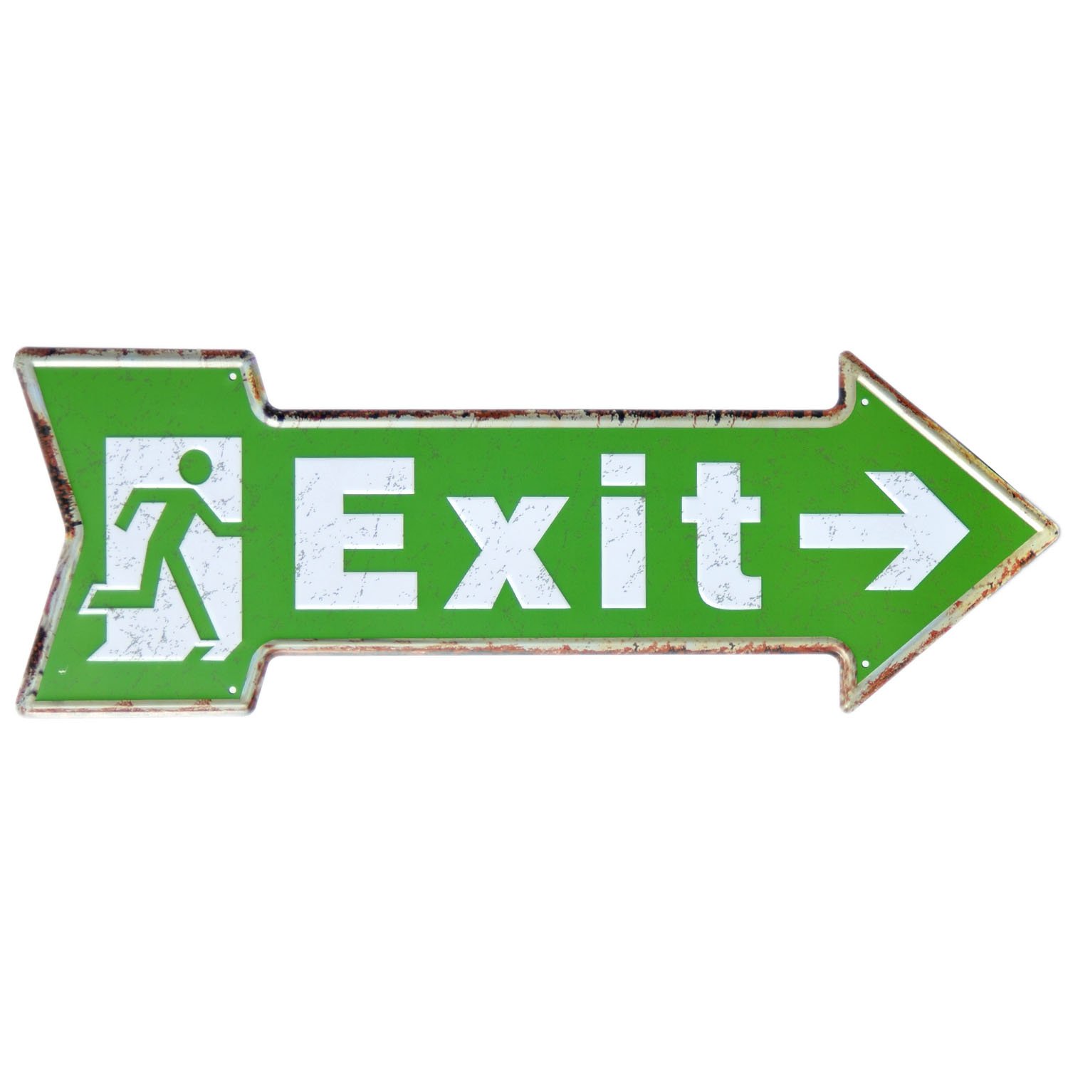 Amazon.co.jp: 【USA アメリカン デザイン】EXIT 出口 車庫 店舗