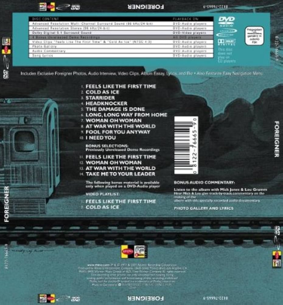 Foreigner - Foreigner (DVD-Audio Surround Sound) - Amazon.com Music
