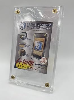 Amazon.co.jp: G絢爛 スクリューダウン1cm 透明 アクリルフレーム 保管