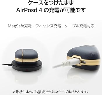 Amazon | エレコム AirPods ケース 第4世代 アクティブノイズキャンセ