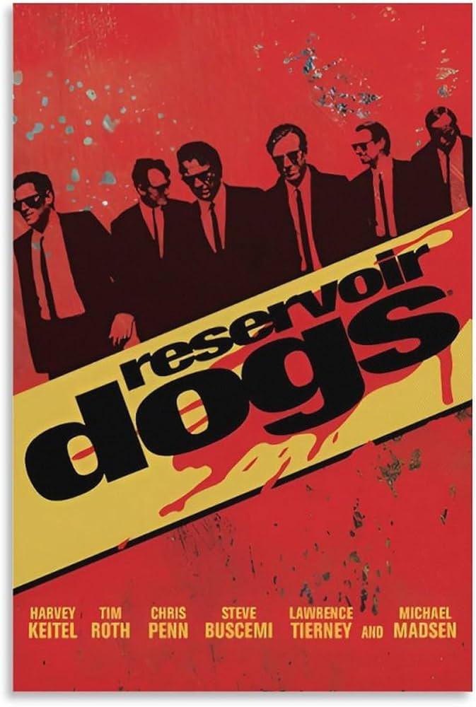 Amazon.co.jp: ヴィンテージポスター映画レザボアドッグスクラシック