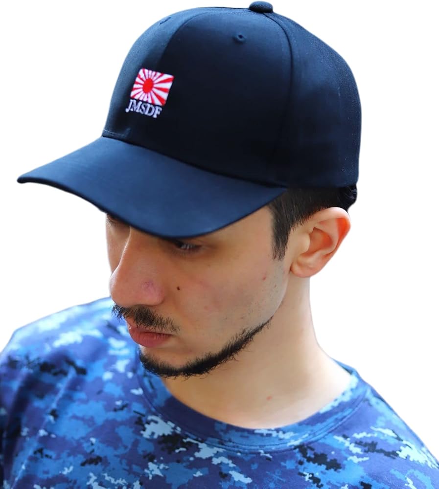 Amazon.co.jp: 自衛隊グッズ キャップ 旭日旗 自衛隊旗 軍艦旗 海自