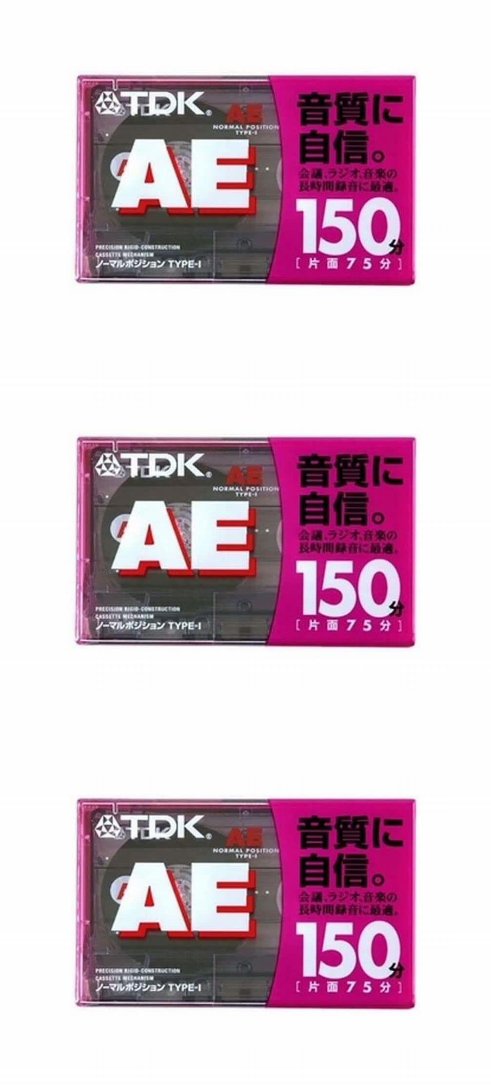 Amazon | TDK オーディオカセットテープ AE 150分3巻パック [AE-150X3G
