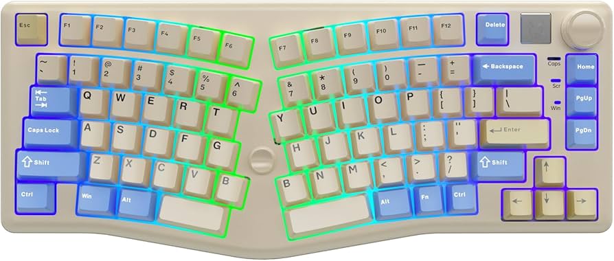 CORBOBO x LEOBOG Alice A75 Ergonomic Keyboard, Wireless Mechanical