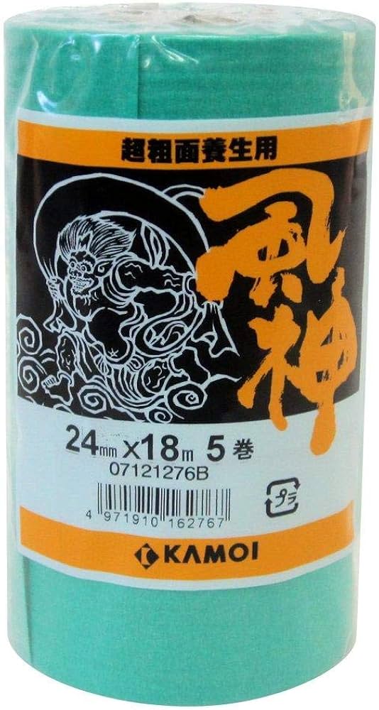 Amazon.co.jp: カモ井加工紙 カモ井 マスキングテープ 風神 超粗面用 5