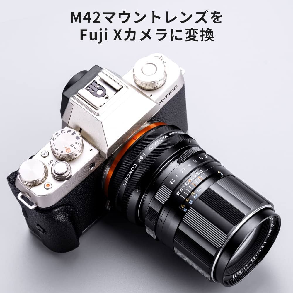 Amazon | K&F CONCEPT マウントアダプター M42-FX IV M42マウント