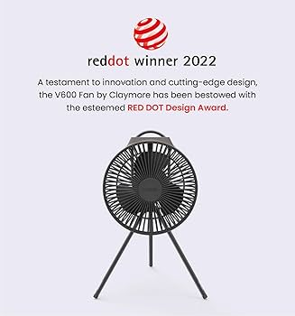 Amazon.com: Claymore V600+ Warm Gray Rechargeable Portable Fan