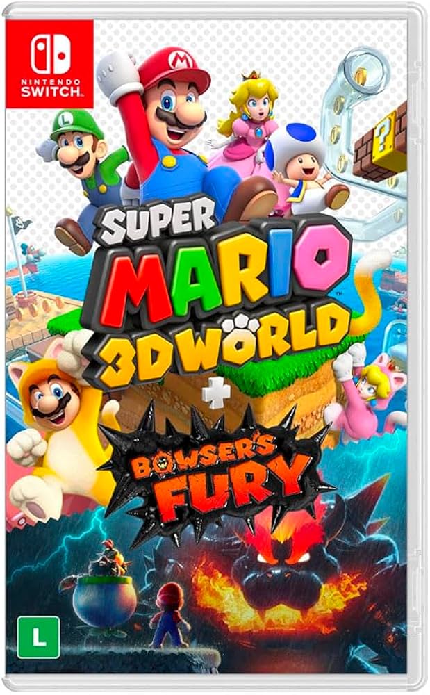 Nintendo, Jogo, Super Mario 3D World + Bowser's Fury, Nintendo