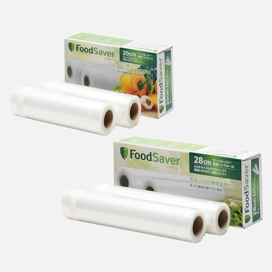 Amazon | FoodSaver フードセーバー パックロール 20cm2本+28cm2本