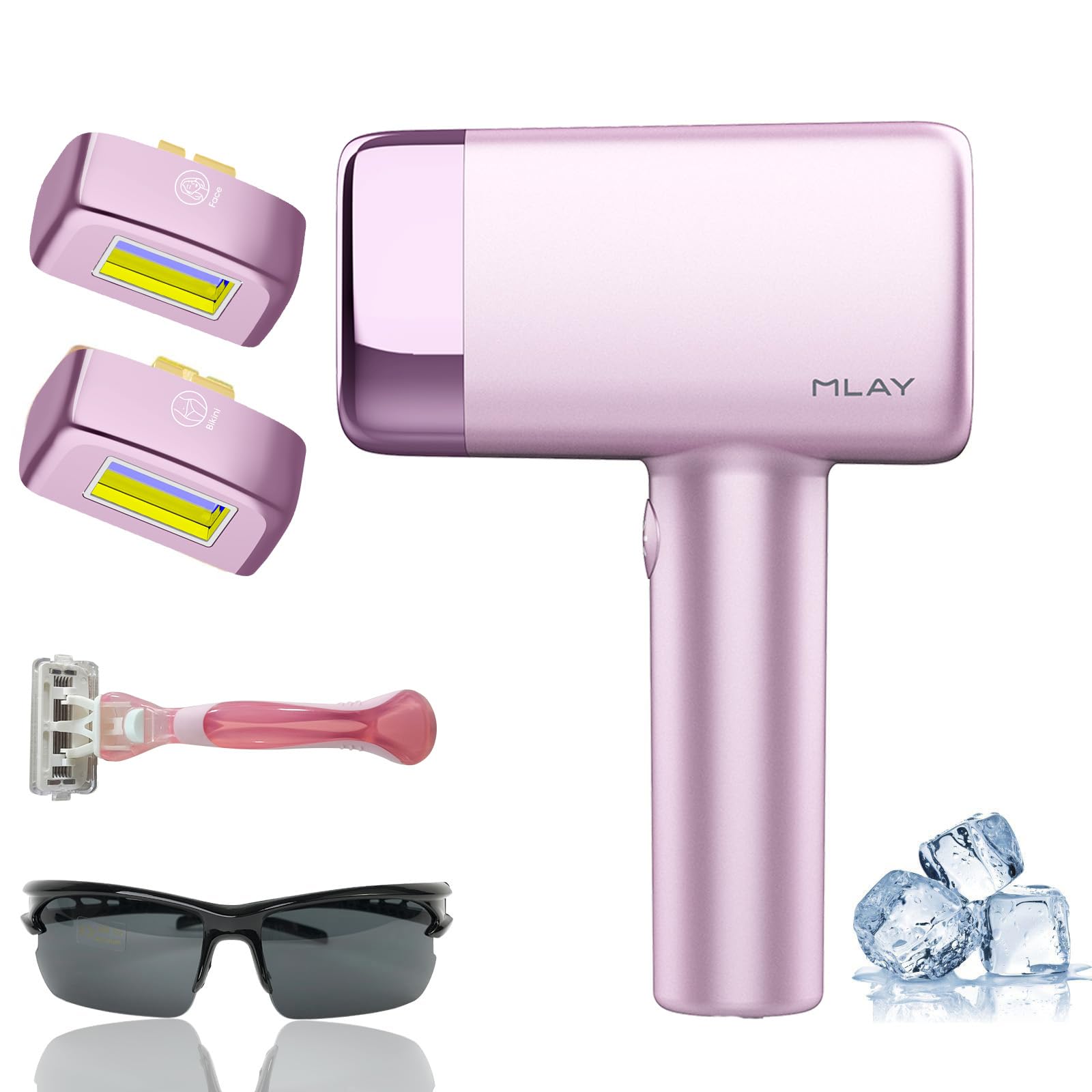 Amazon.com: MLAY IPL Hair Removal for Women/Men, 0.5s/flash, 17J