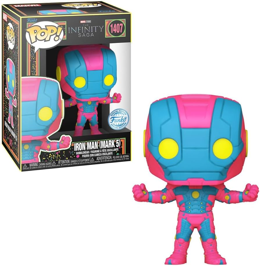 Funko Pop Iron Man (Mark 5) Edição Especial 1407 - Homem de Ferro