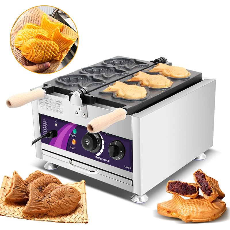 Amazon | YYJQバターたい焼き鯛焼き器 鯛焼きメーカー業務用電気たい