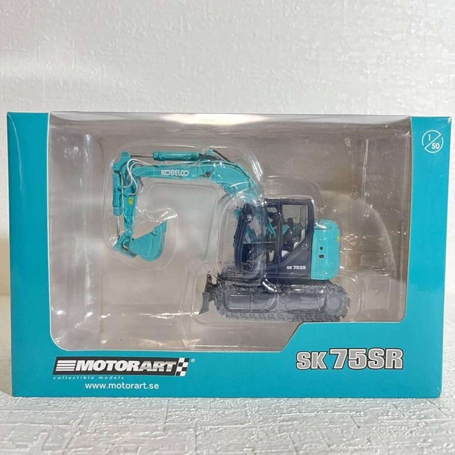Amazon | コベルコ KOBELCO SK75SR 1/50 ミニカー 8‐1 | ミニカー