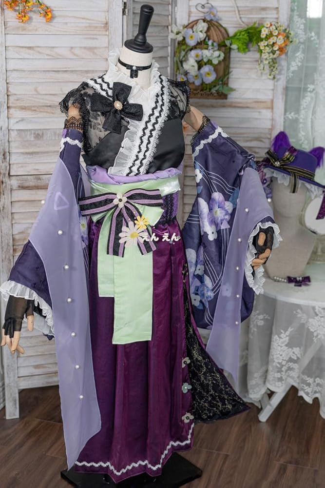 Amazon.co.jp: [BEANUT] Vtuber 胡桃のあ Kurumi Noah着物 コスプレ