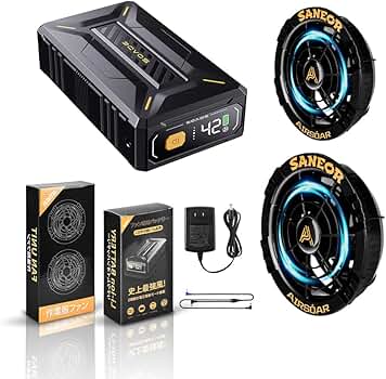 Amazon.co.jp: [meosos] 空調作業服【42V最強風 40500mAh大容量