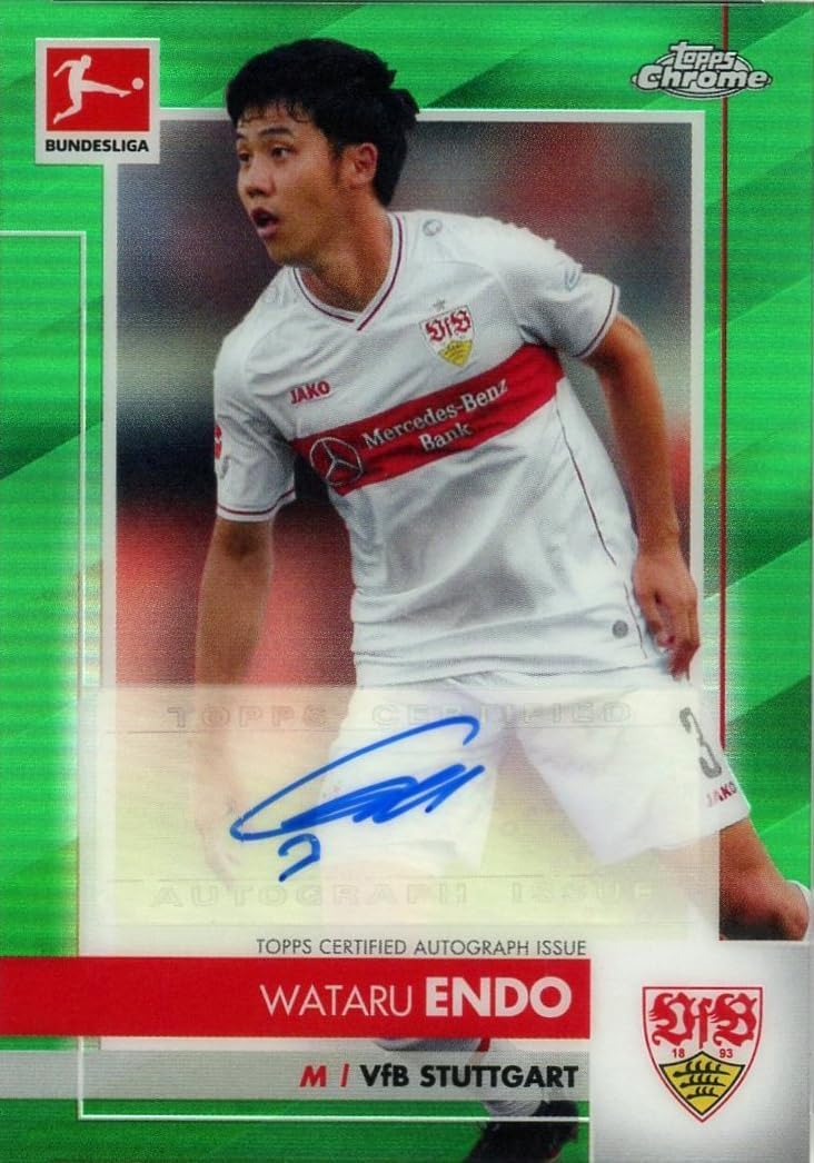 Topps 限定25枚 日本代表 遠藤航 直筆サイン オートグラフ リバプール