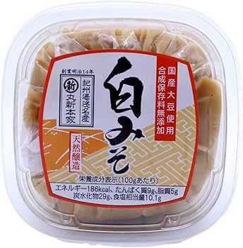 Amazon.co.jp: 【丸新本家】白みそ 400g カップ｜白味噌｜味噌汁