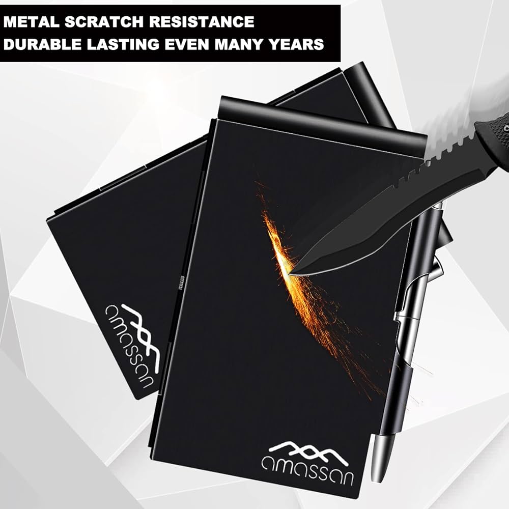 Amazon.co.jp: amassan メタルポケットノートブック 小さなポケット