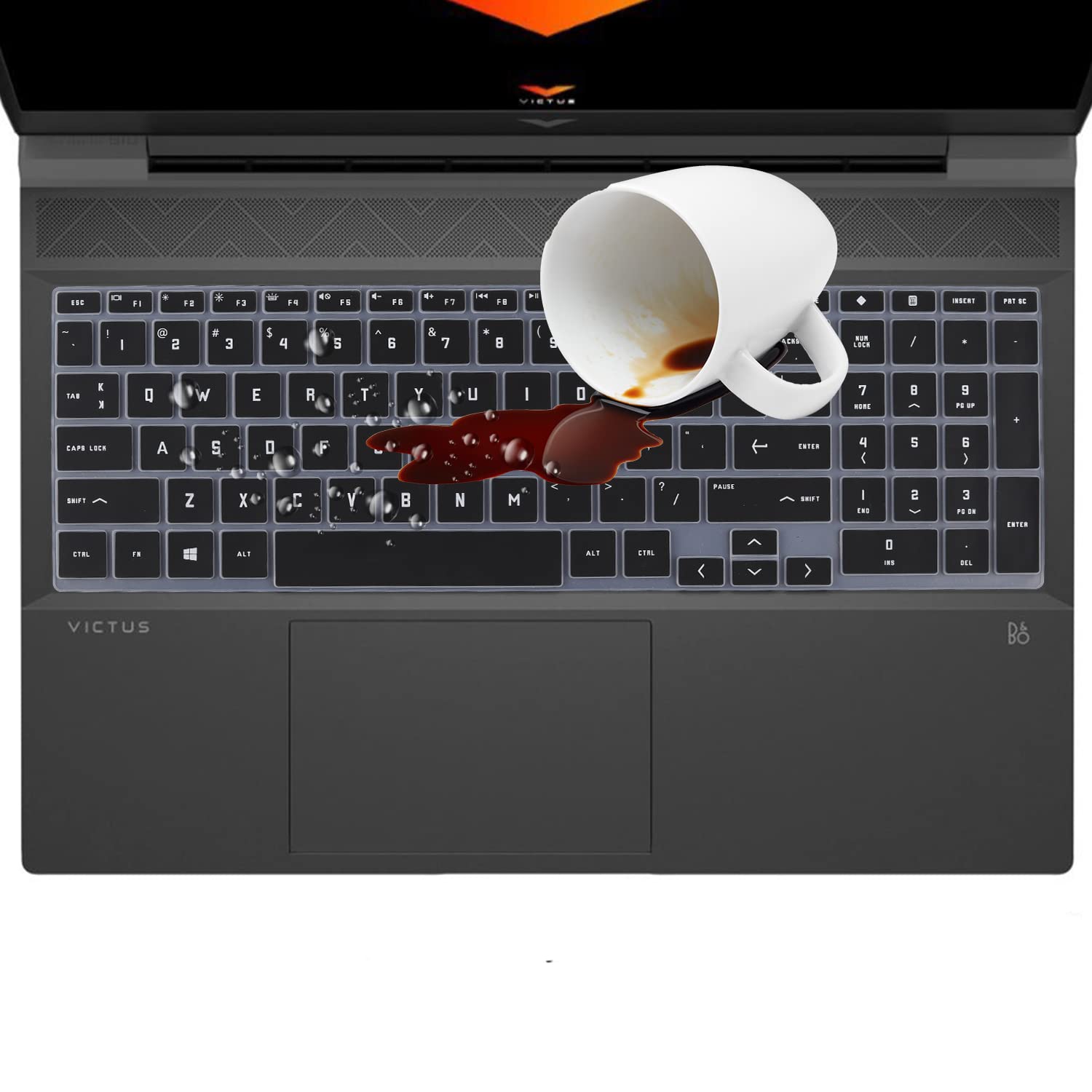 Amazon.co.jp: キーボードカバー 2025-2023 HP Victus 15 ゲーミング