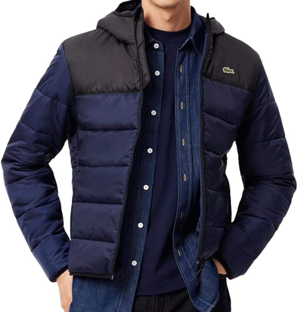 Amazon.co.jp: [ラコステ] ダウンジャケット アウター フード ロゴ