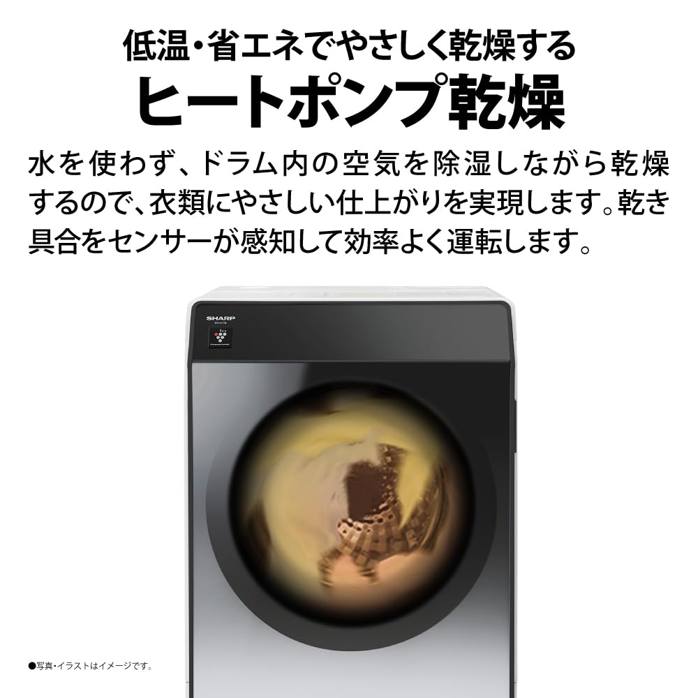 Amazon | シャープ ドラム式 洗濯乾燥機 洗濯11kg 乾燥6kg 幅59.6cm